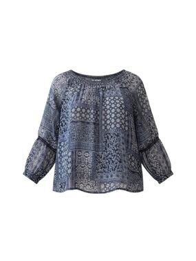 Westport 1962 Women's Boho Patchwork Blouse - XL